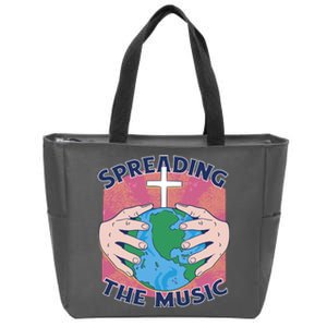 Spreading The Music Gospel Zip Tote Bag