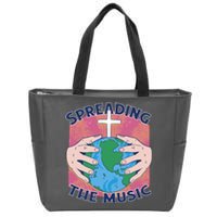 Spreading The Music Gospel Zip Tote Bag