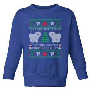 Save The Molar Bear Dental Dentist Ugly Christmas Sweaters Meaningful Gift Toddler Sweatshirt