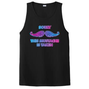 Sorry This Mustache Is Taken Valentines Day Gift PosiCharge Competitor Tank