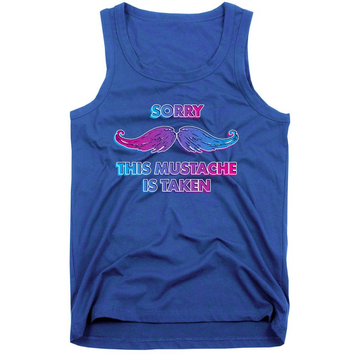 Sorry This Mustache Is Taken Valentines Day Gift Tank Top