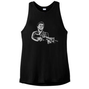 Scarface Tony Montana Ladies PosiCharge Tri-Blend Wicking Tank