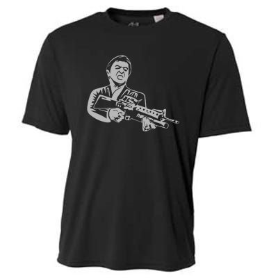 Scarface Tony Montana Cooling Performance Crew T-Shirt