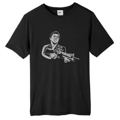 Scarface Tony Montana Tall Fusion ChromaSoft Performance T-Shirt