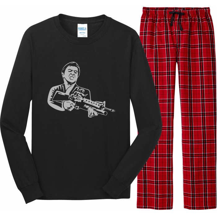 Scarface Tony Montana Long Sleeve Pajama Set