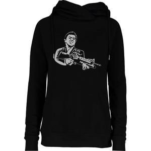 Scarface Tony Montana Womens Funnel Neck Pullover Hood