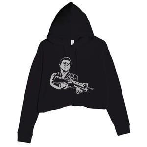 Scarface Tony Montana Crop Fleece Hoodie