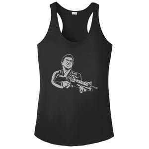 Scarface Tony Montana Ladies PosiCharge Competitor Racerback Tank