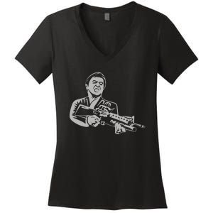 Scarface Tony Montana Women's V-Neck T-Shirt