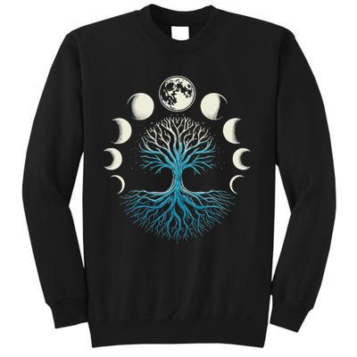 Spiritual Tree Moon Phases Yoga Sweatshirt