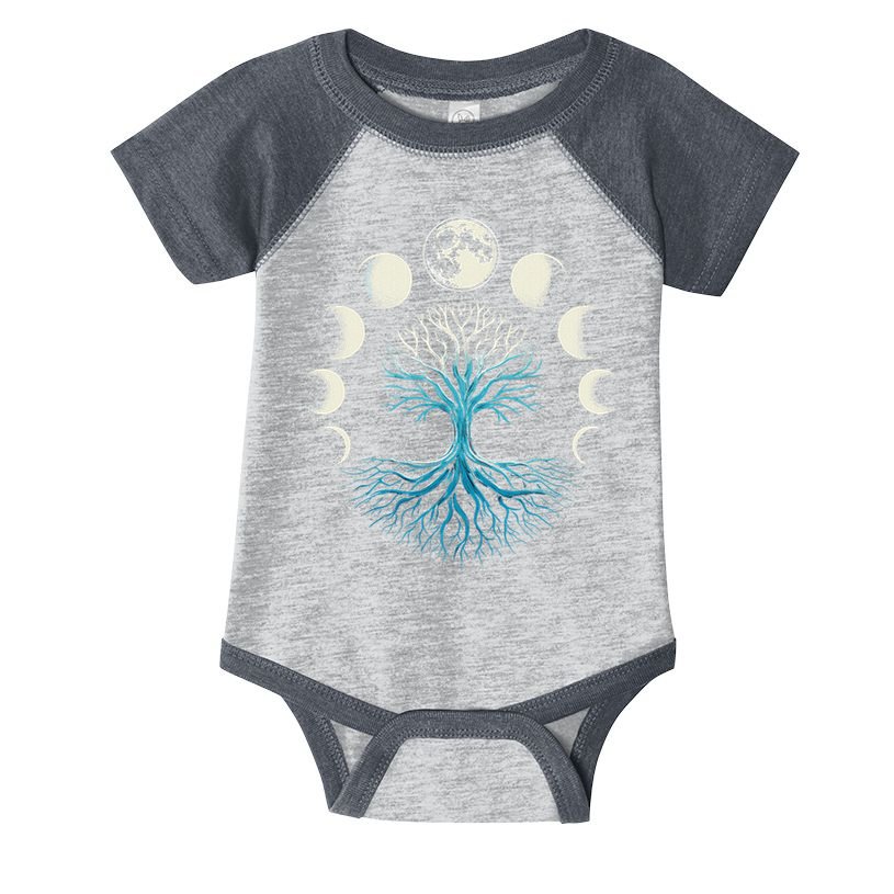 Spiritual Tree Moon Phases Yoga Infant Baby Jersey Bodysuit