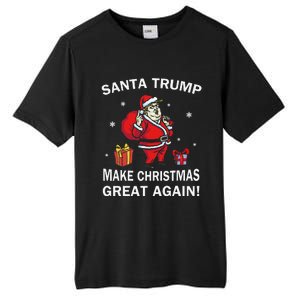 Santa Trump Make Christmas Great Again Chistmas Tall Fusion ChromaSoft Performance T-Shirt