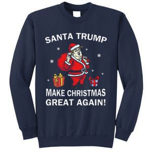 Santa Trump Make Christmas Great Again Chistmas Sweatshirt