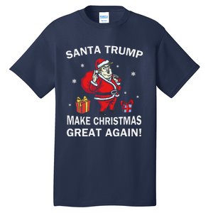 Santa Trump Make Christmas Great Again Chistmas Tall T-Shirt