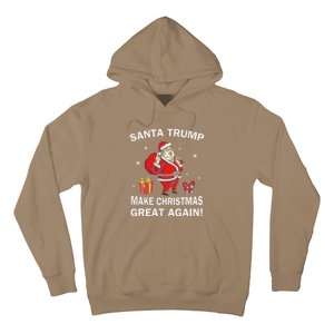 Santa Trump Make Christmas Great Again Chistmas Hoodie