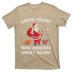 Santa Trump Make Christmas Great Again Chistmas T-Shirt