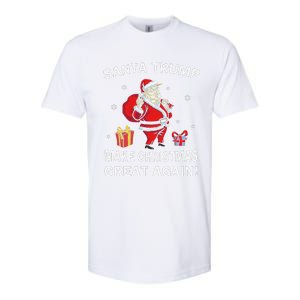 Santa Trump Make Christmas Great Again Chistmas Softstyle CVC T-Shirt