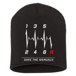 Save The Manuals – The Heartbeat For True Car Drivers! Short Acrylic Beanie