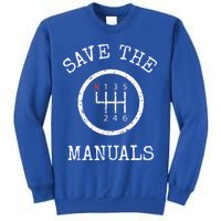 Save The Manuals Stick Shift Car Lover Sweatshirt