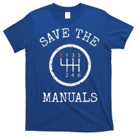 Save The Manuals Stick Shift Car Lover T-Shirt
