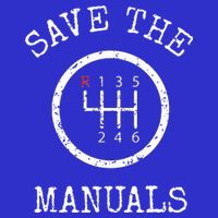 Save The Manuals Stick Shift Car Lover Tank Top