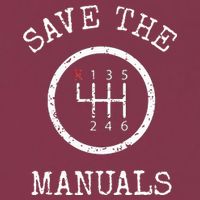 Save The Manuals Stick Shift Car Lover 16oz Travel Tumbler