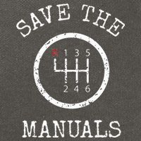Save The Manuals Stick Shift Car Lover Cotton Canvas Backpack