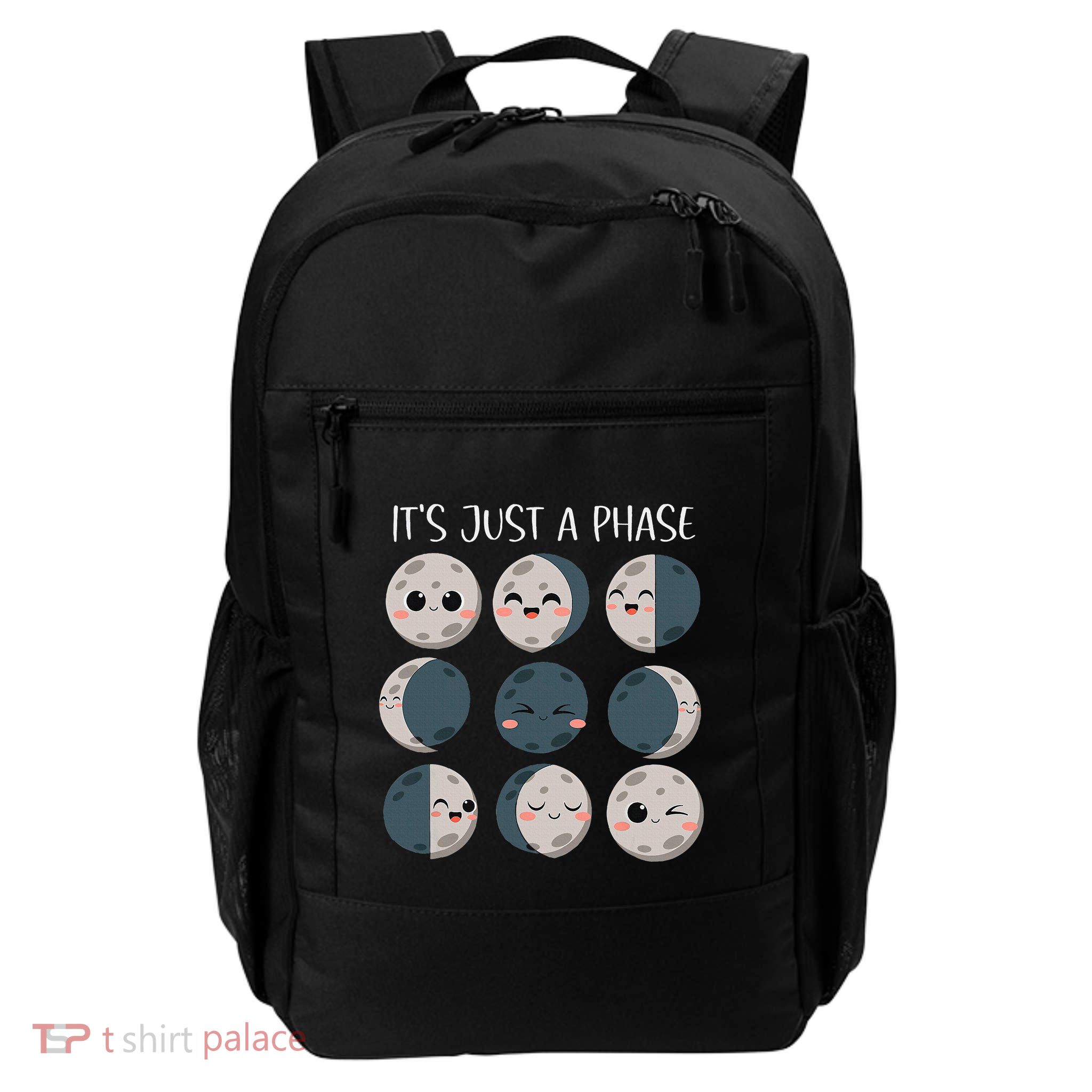 Science Teacher Moon Phases Scientist Back To School Daily Commute Backpack
