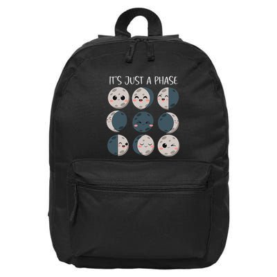 Science Teacher Moon Phases Scientist Back To School 16 in Basic Backpack