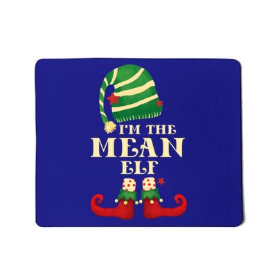 Santa The Mean Elf Christmas Matching Family Coworker Group Cute Gift Mousepad