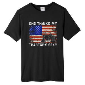 She Thinks My TractorS Sexy Tractor Driver Tall Fusion ChromaSoft Performance T-Shirt