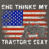 She Thinks My TractorS Sexy Tractor Driver Cotton Canvas Backpack