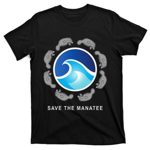 Save The Manatee Sea Cow Ocean Life Earth Day Novelty T-Shirt