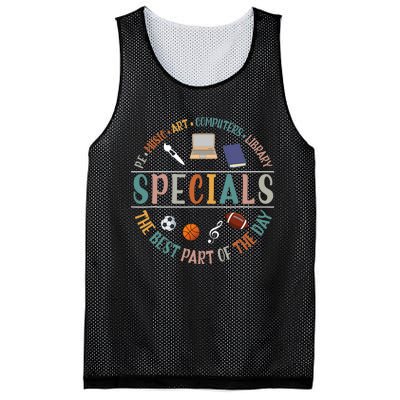 Special Teacher Music Art Computers Library Mesh Reversible Basketball Jersey Tank