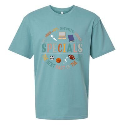 Special Teacher Music Art Computers Library Sueded Cloud Jersey T-Shirt