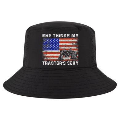 She Thinks My TractorS Sexy Tractor Driver Cool Comfort Performance Bucket Hat