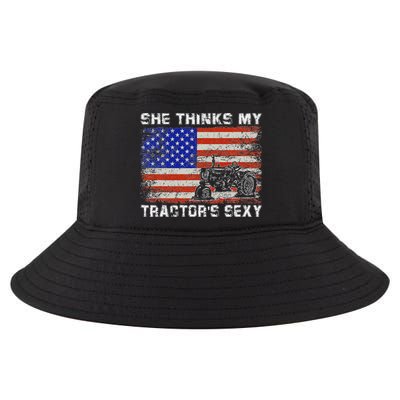 She Thinks My TractorS Sexy Tractor Driver Cool Comfort Performance Bucket Hat