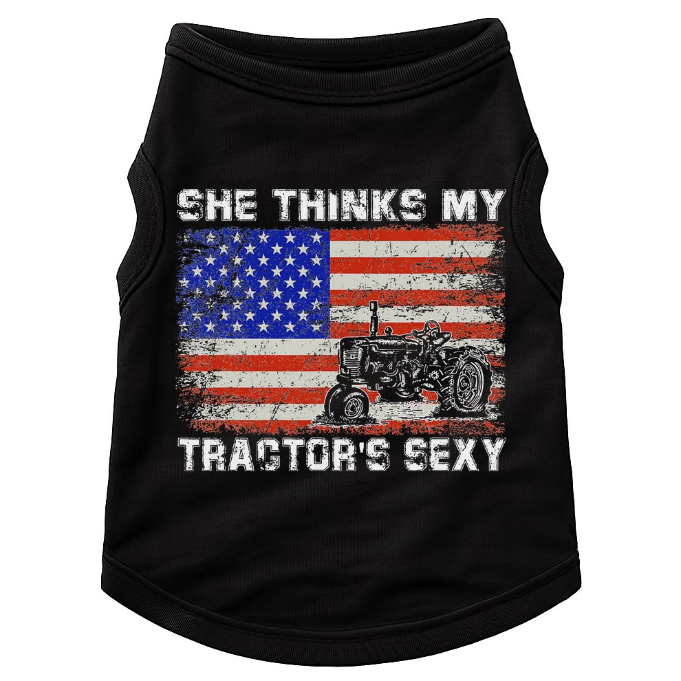 She Thinks My TractorS Sexy Tractor Driver Doggie Tank