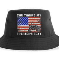 She Thinks My TractorS Sexy Tractor Driver Sustainable Bucket Hat