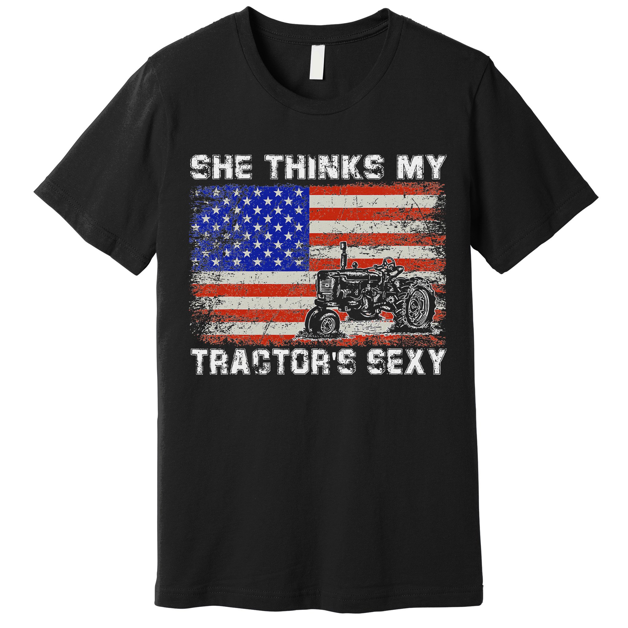 She Thinks My TractorS Sexy Tractor Driver Premium T-Shirt