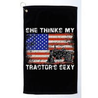 She Thinks My TractorS Sexy Tractor Driver Golf Towel