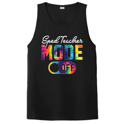 Sped Teacher Mode Off Last Day Of School Tie Dye Summer PosiCharge Competitor Tank