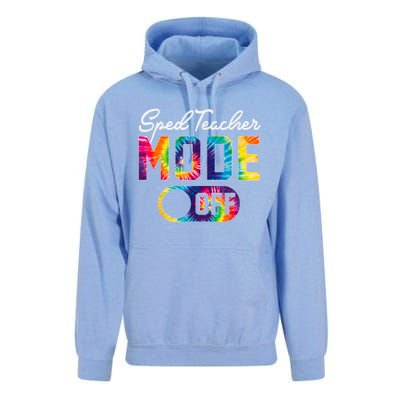 Sped Teacher Mode Off Last Day Of School Tie Dye Summer Unisex Surf Hoodie