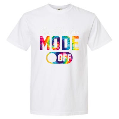 Sped Teacher Mode Off Last Day Of School Tie Dye Summer Garment-Dyed Heavyweight T-Shirt