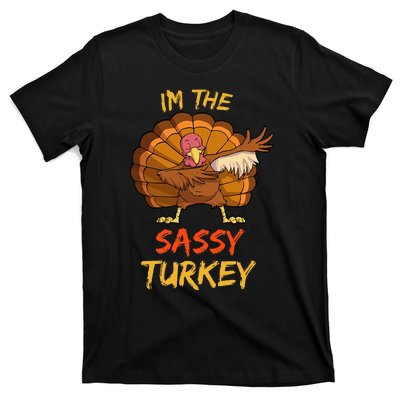 Sassy Turkey Matching Family Group Thanksgiving T-Shirt