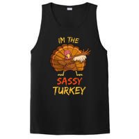 Sassy Turkey Matching Family Group Thanksgiving PosiCharge Competitor Tank