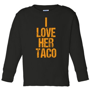 Sausage Taco Matching Couple Costumes Halloween Funny Toddler Long Sleeve Shirt