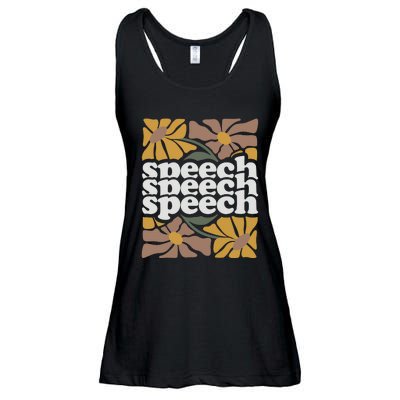 Speech Therapy Medical Slp Ladies Essential Flowy Tank