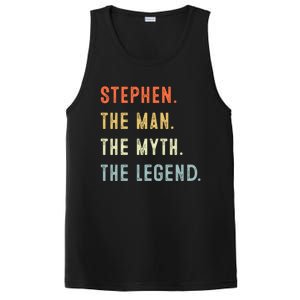 Stephen The Myth Legend Father’s Day Gift Papa Grandpa Cool Gift PosiCharge Competitor Tank