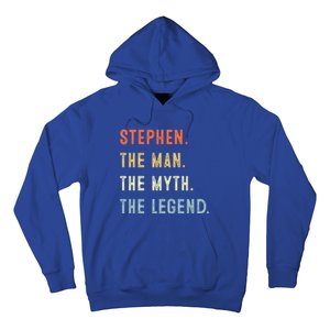 Stephen The Myth Legend Father’s Day Gift Papa Grandpa Cool Gift Hoodie